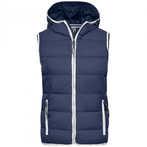 Smanicato Navy con Inserto in Spinnaker Uomo